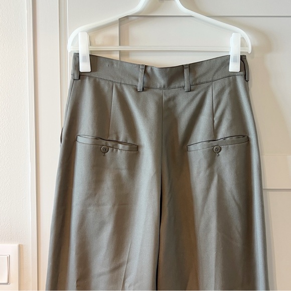 Kallmeyer Lightweight Wool Pleated Wide leg Trousers - Picture 4 of 10